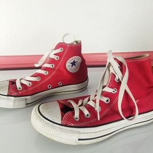 Converse high-top shoes